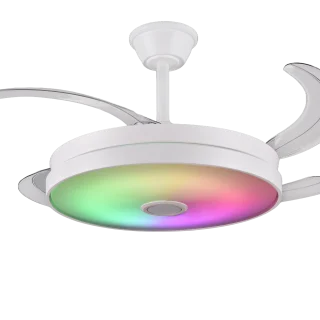 Ventilador Techo Althea-L Musical App Ø108cm Blanco RGB PB Lighting | PB60815