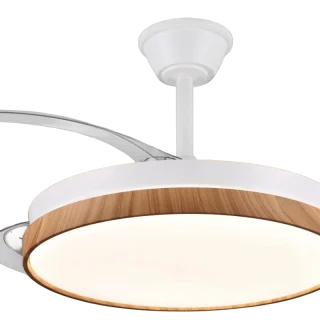 Ventilador Techo Althea-L Ø108cm Blanco Madera PB Lighting | PB60816