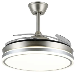 Ventilador Techo Ambra-L Ø108cm Cromo Mate App PB Lighting | PB80612