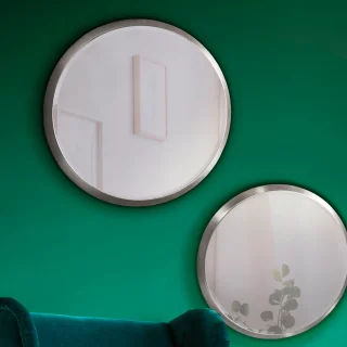 Espejo Redondo 44ø Plata Aries Schuller