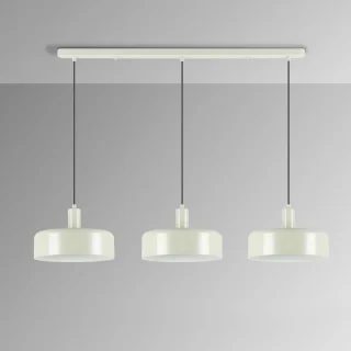 Lámpara Colgante 3 Luces Perla Mate Alessia Schuller