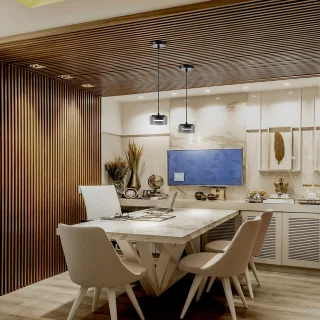 Lámpara Colgante Negro Smoky Olaia Schuller