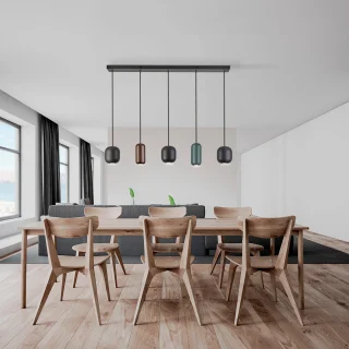 Lámpara Techo 5 Luces Nimes Schuller