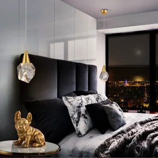 Lámpara Colgante Oro Mate Aquaria Schuller