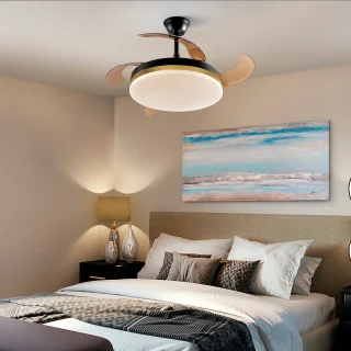 Ventilador de Techo Negro-Oro Vento Schuller