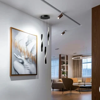 Lámpara Colgante 3 Luces Twist Schuller