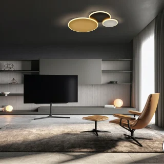 Plafón Oro-Negro-Blanco Umbra Schuller