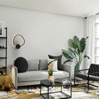 Aplique Negro Diseño Opalis Schuller