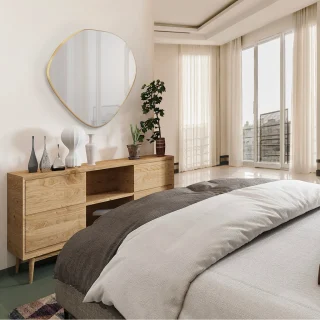 Espejo 80x80 Oro Mimo Schuller