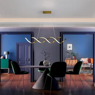 Lámpara Colgante Oro Dido Schuller