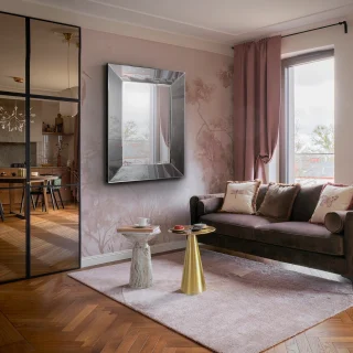 Espejo Decorativo Marco Smoke Roma Schuller