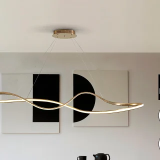 Lámpara Grande Pan Oro Lia Schuller