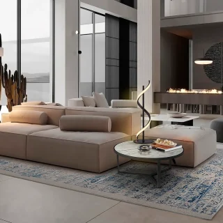 Lámpara Sobremesa Negro Boa Schuller