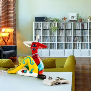 Figura Decorativa Femme Mediana Decorada Schuller