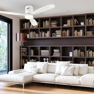 Ventilador de Techo Blanco Siroco Schuller