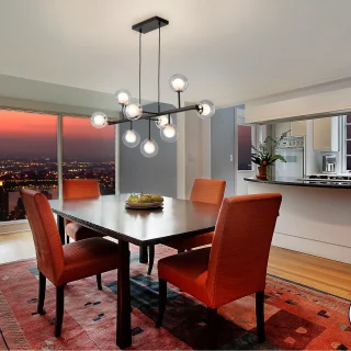 Lámpara Colgante 9 Luces Altais Schuller