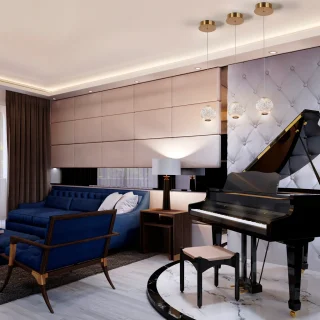 Lámpara Techo 1 Luz Oro Austral Schuller