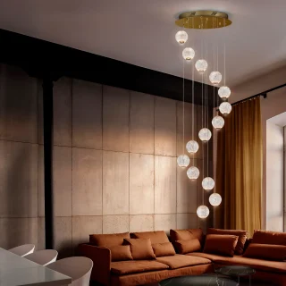 Lámpara Colgante LED Oro Austral Schuller