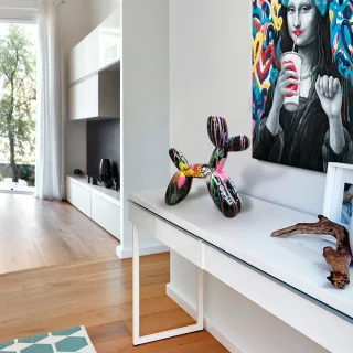 Figura Decorativa Balloon Dog Grafiti Schuller