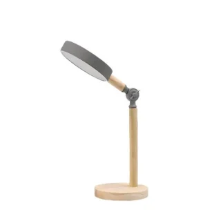 Flexo LED Pontica Gris/Haya | Fabrilamp | 246871082