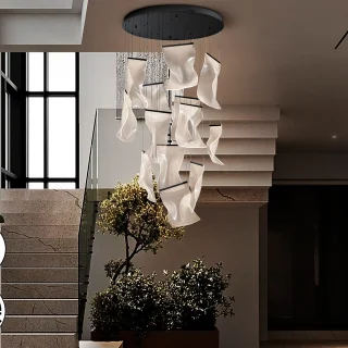 Lámpara de Techo LED Negra Dimable Velos Schuller