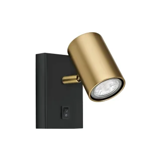 Aplique Pared Negro AJP/Alemar PAROS | Ref: 11103 | LUZGURU