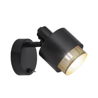 Aplique Pared Negro | AJP / Alemar VASIL | Ref: 11255 | LUZGURU