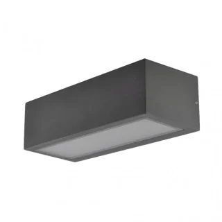 Aplique Exterior Conga Gris Oscuro: Iluminación moderna para exteriores | luzguru.com