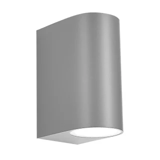 Aplique Exterior Gacela Gris 2xGU10: Iluminación IP44 para exteriores