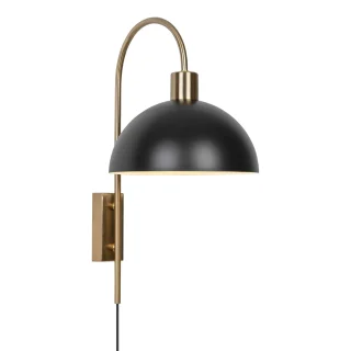 Aplique Guillén Latón-Negro | AJP / Alemar | Ref: 11135 | LUZGURU