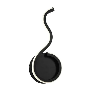 Aplique LED Macan Negro 11W | AJP / Alemar | Ref: 11496 | LUZGURU