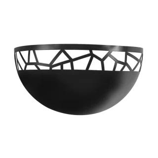 Aplique Pang Negro 1x60W E-27 | AJP / Alemar | Ref: 11284 | LUZGURU