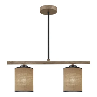 Barra de Luz Berta Negra Moderna | AJP / Alemar | Ref: 11807 | LUZGURU