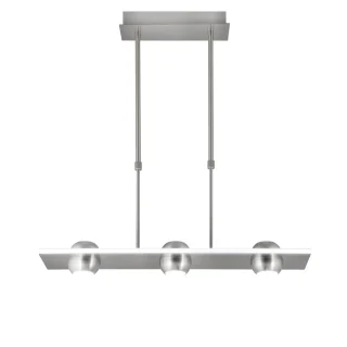Barra LED Fanton 3 Luces Niquel Satinado | AJP / Alemar | Ref: 60218 | LUZGURU