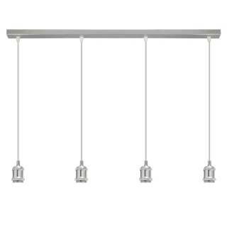 Barra 4L Elkan Niquel Satinado | AJP / Alemar | Ref: 60328 | LUZGURU