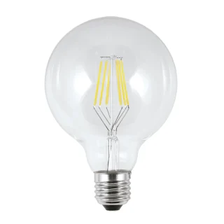 Bombilla LED Globo 6W E27 660lm 4000K Transparente | AJP/Alemar | FS0049