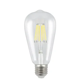 Bombilla LED 6W E27 Transparente 660LM 4000K - AJP/Alemar | FS0039