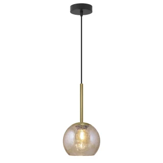 Colgante Cacela Negro/Ámbar | AJP / Alemar | Ref: 11741 | LUZGURU