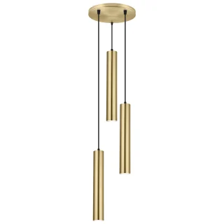 Colgante 3 Luces Antía Latón | AJP / Alemar | Ref: 11746 | LUZGURU