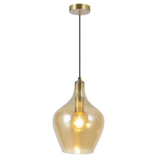 Colgante Aina Latón Ámbar | AJP / Alemar | Ref: 11645 | LUZGURU