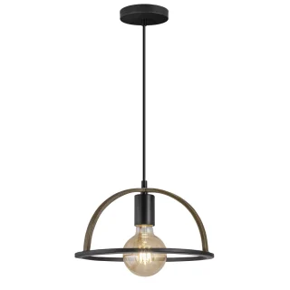 Colgante Balta Negro 1x60W E-27 | AJP / Alemar | 10695