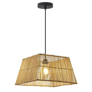 Colgante Cabanas Mimbre Natural | AJP / Alemar | Ref: 11048 | LUZGURU