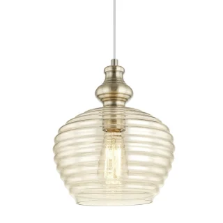 Colgante Lumpur Ámbar E27 60W | AJP/Alemar | 10557