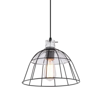 Colgante Mondego Negro 1x60W E-27 | AJP/Alemar | 10609