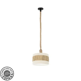 Colgante Nature Negro/Blanco/Natural | Fabrilamp / Abrila NICARAGUA | 30d | Ref: 231593001 | LUZGURU