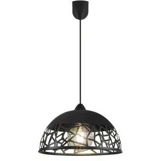 Colgante Pang Negro 60W E-27 | AJP / Alemar | Ref: 11280 | LUZGURU