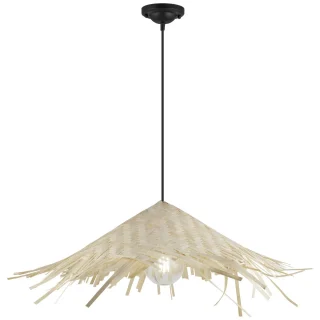 Colgante Pipper Bambú 1x60W E-27 | AJP/Alemar | 10752