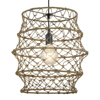 Colgante Solero Cuerda 1x60W E-27 | AJP/Alemar | 10836