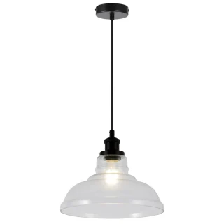 Colgante Umbra Negro Transparente | AJP / Alemar | Ref: 11642 | LUZGURU