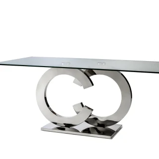 Mesa Comedor Acero Schuller | Casandra | Ref: 739313 | luzguru.com